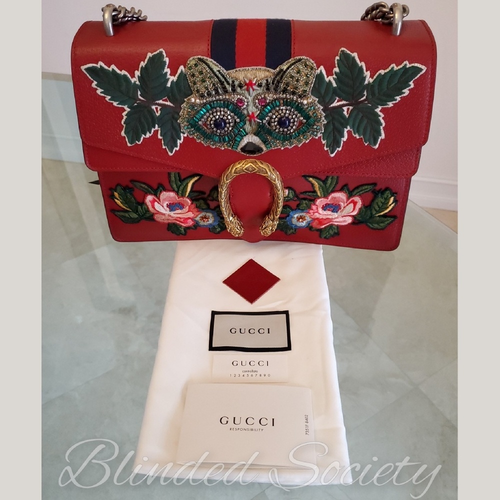 ⭐⭐SOLD⭐⭐ Gucci Dionysus Medium Embroidered Bag - Picture 3 of 8